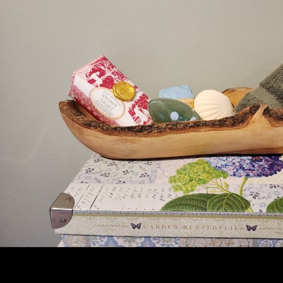 Natural Wood Oblong Serving Tray - Picture 5 of 8